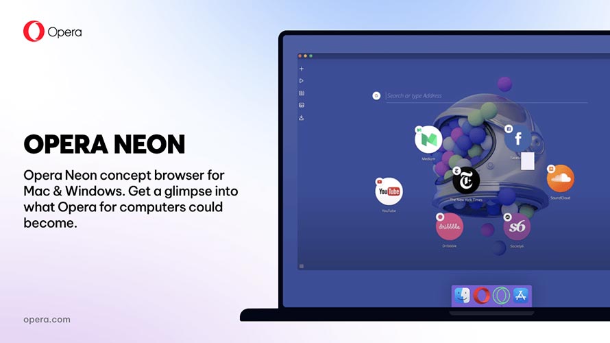 مرورگر Opera Neon