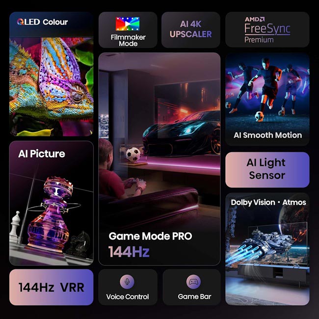 تلویزیون QLED Hisense E7Q Pro