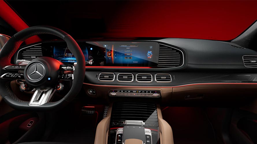 داخل کابین مرسدس AMG GLS 63
