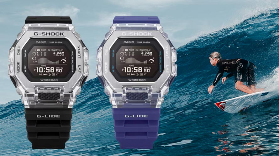 ساعت‌های جدید Casio G-Shock برای موج‌سواران