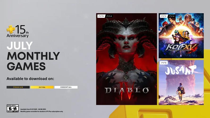 بازی‌های رایگان PlayStation Plus برای ماه جولای ۲۰۲۵