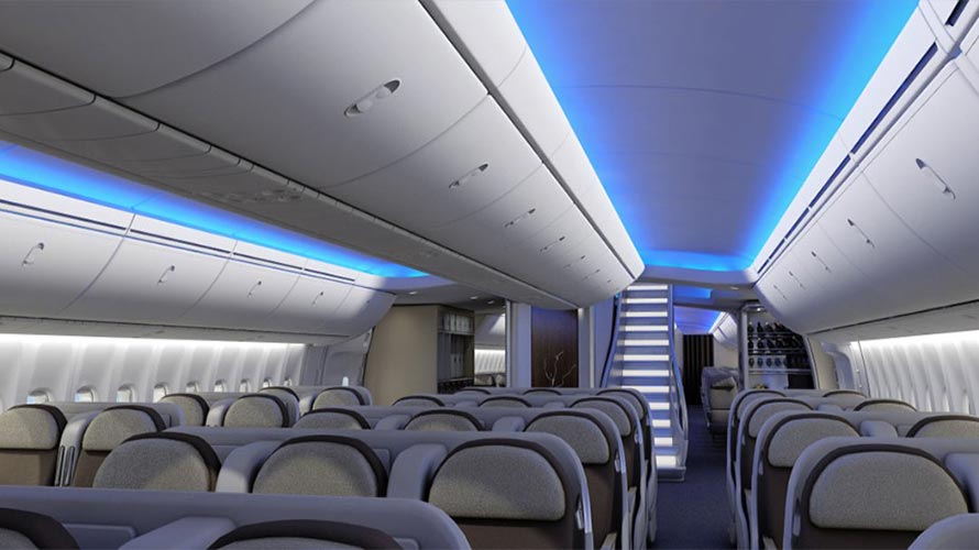 طراحی داخلی Boeing 747