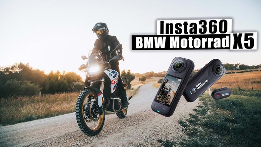 دوربین ورزشی Insta360 X5 نسخه BMW برای موتورسواران